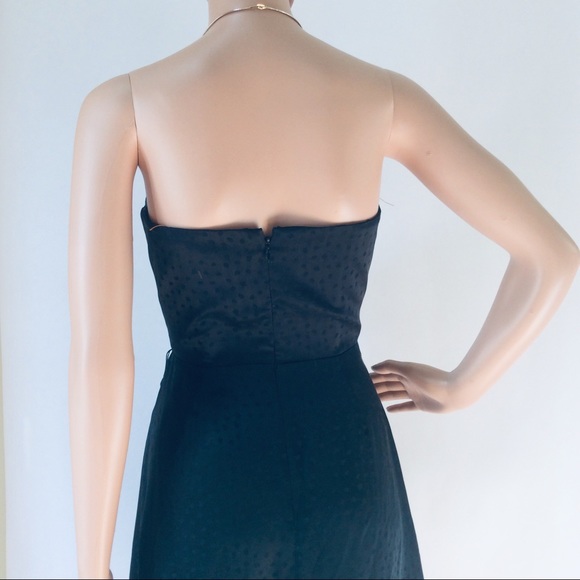 White House Black Market Strapless Black Dress - Picture 4 of 4